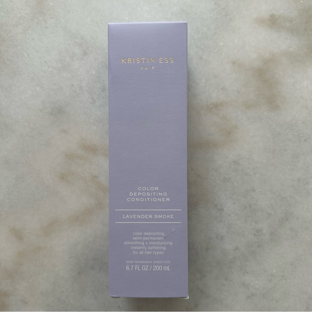 Kristin Ess Hair Color Depositing Conditioner Lavender Smoke - Picture 3 of 7